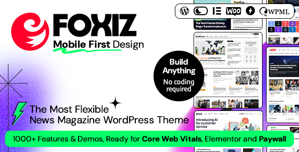 Foxiz wp theme gpl